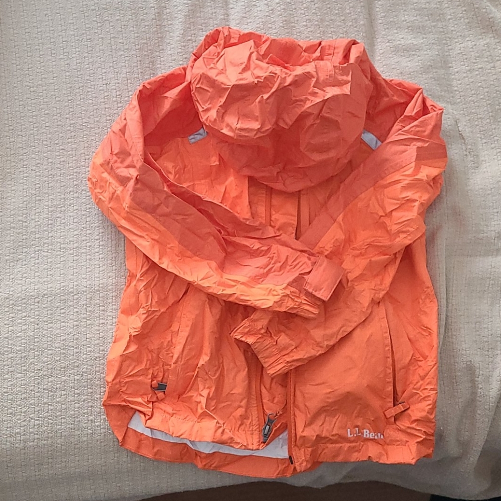 LL Bean kids Raincoat size S 8